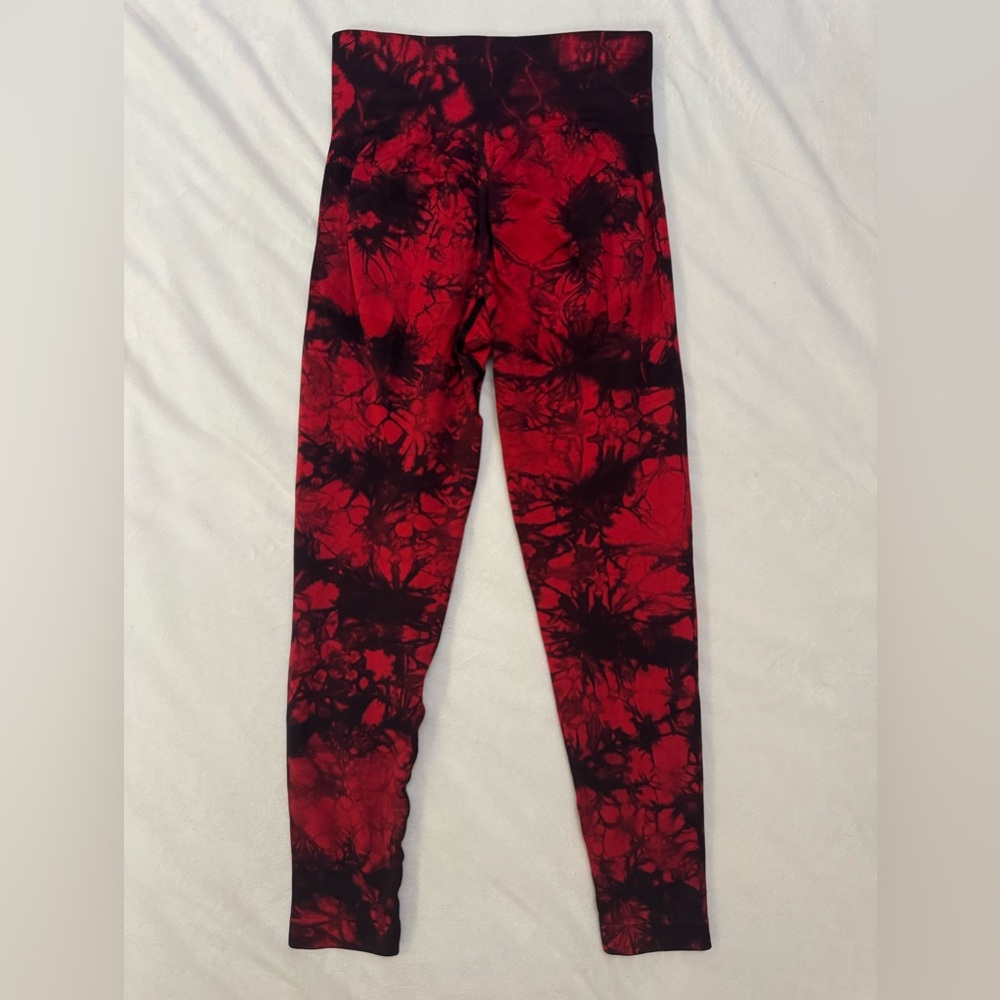 Stylish Red and Black Leggings